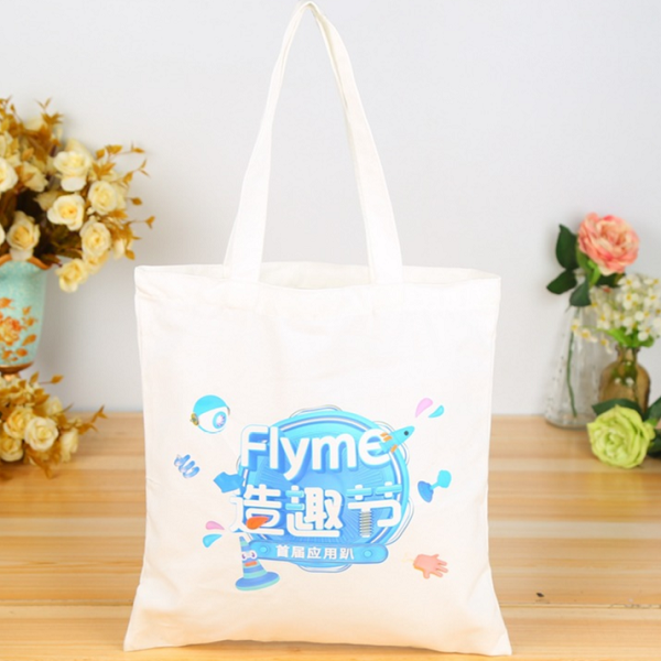 手提購物袋 企業(yè)帆布袋 來圖訂制logo